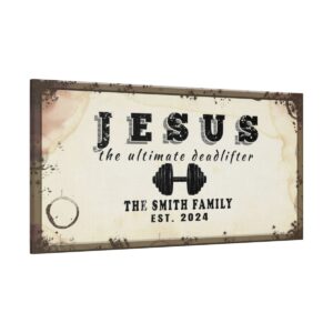 Jesus is the ultimate dead lifter
